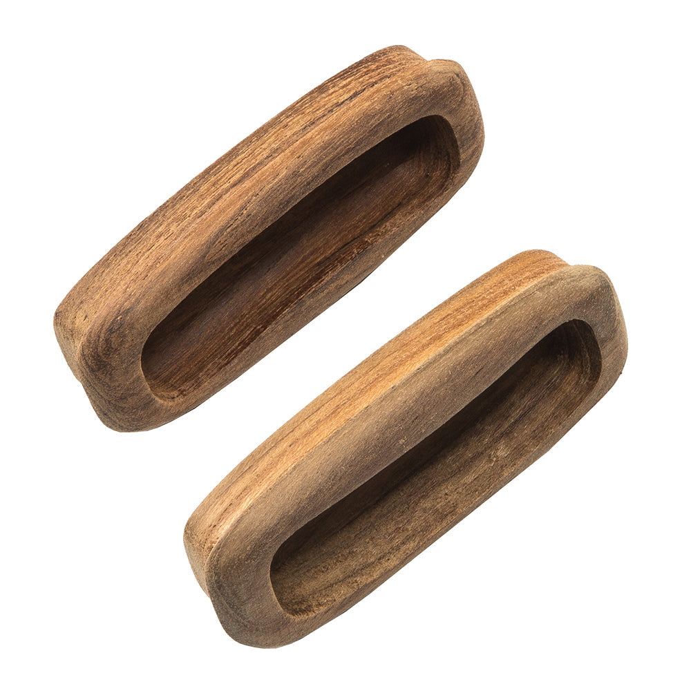 Whitecap Teak Rectangular Drawer Pull - 3-1/4"L - 2 Pack [60135-A] - Premium Teak from Whitecap - Just $6.99! 