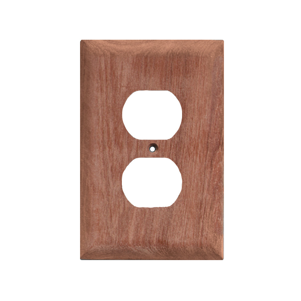 Whitecap Teak Outlet Cover/Receptacle Plate [60170] - 1st Class Eligible, Boat Outfitting, Boat Outfitting | Deck / Galley, Brand_Whitecap, Marine Hardware, Marine Hardware | Teak - Whitecap - Teak