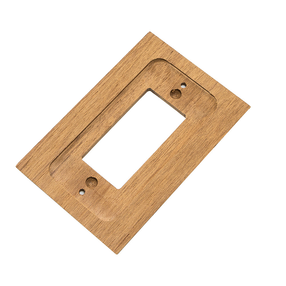 Whitecap Teak Ground Fault Outlet Cover/Receptacle Plate [60171] - Premium Teak from Whitecap - Just $8.99! 