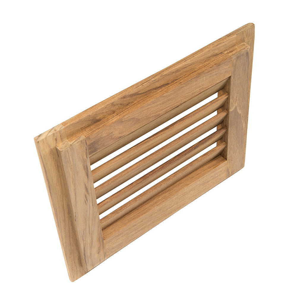 Whitecap Teak Louvered Insert - 7-1/2" x 9-1/8" x 3/4" [60712] - Premium Teak from Whitecap - Just $29.99! Shop now at Boat Gear Depot