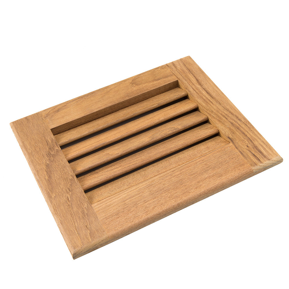 Whitecap Teak Louvered Insert - 7-1/2" x 9-1/8" x 3/4" [60712] - Premium Teak from Whitecap - Just $29.99! Shop now at Boat Gear Depot