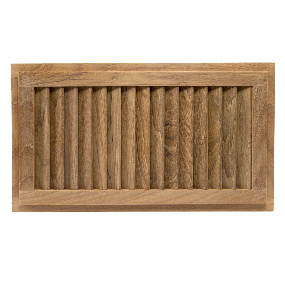 Whitecap Teak Louvered Insert - 16" x 9-1/8" x 3/4" [60710] - Premium Teak from Whitecap - Just $49.99! 