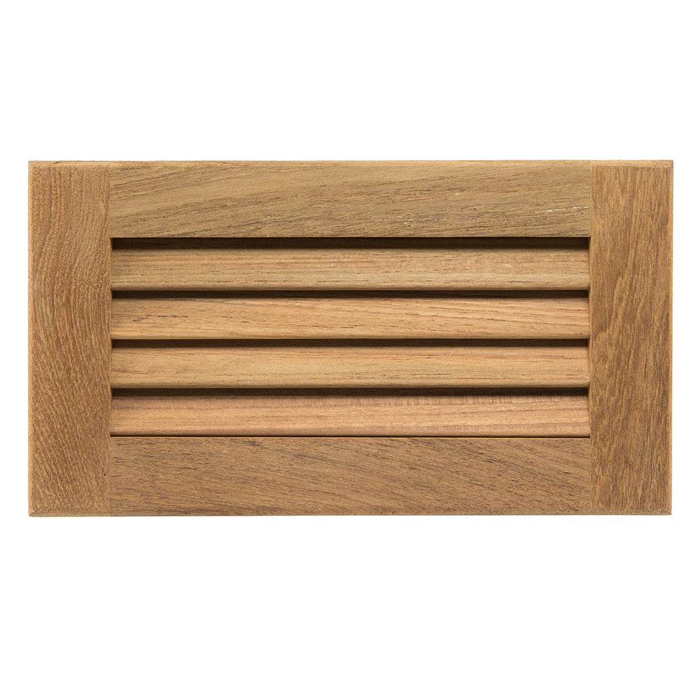 Whitecap Teak Louvered Insert - 6-3/8" x 11-3/16" x 3/4" [60714] - Premium Teak from Whitecap - Just $31.99! 