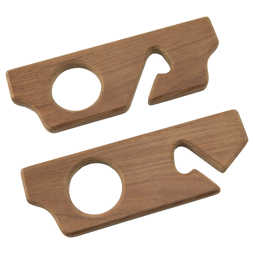 Whitecap Teak Two-Rod Storage Rack - Pair [60610] - Premium Teak from Whitecap - Just $19.99! 