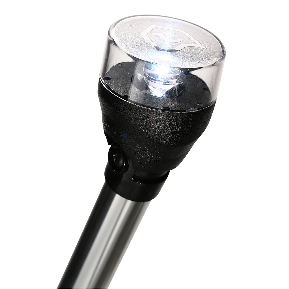 Attwood LED Articulating All Around Light - 36" Pole [5530-36A7] - Premium Navigation Lights from Attwood Marine - Just $54.99! 