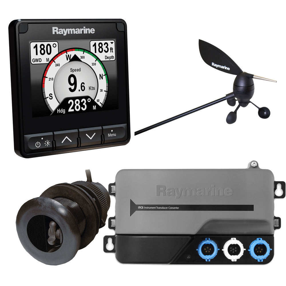 Raymarine i70s System Pack, Wind, Depth, Speed [T70226] - Premium Instruments from Raymarine - Just $1259.99! 