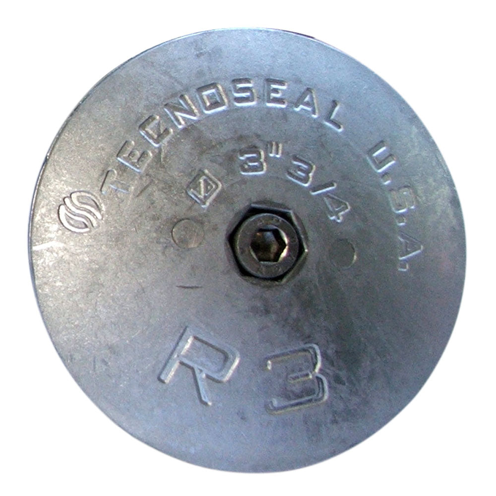 Tecnoseal R3 Rudder Anode - Zinc - 3-3/4" Diameter [R3] - Premium Anodes from Tecnoseal - Just $13.99! 