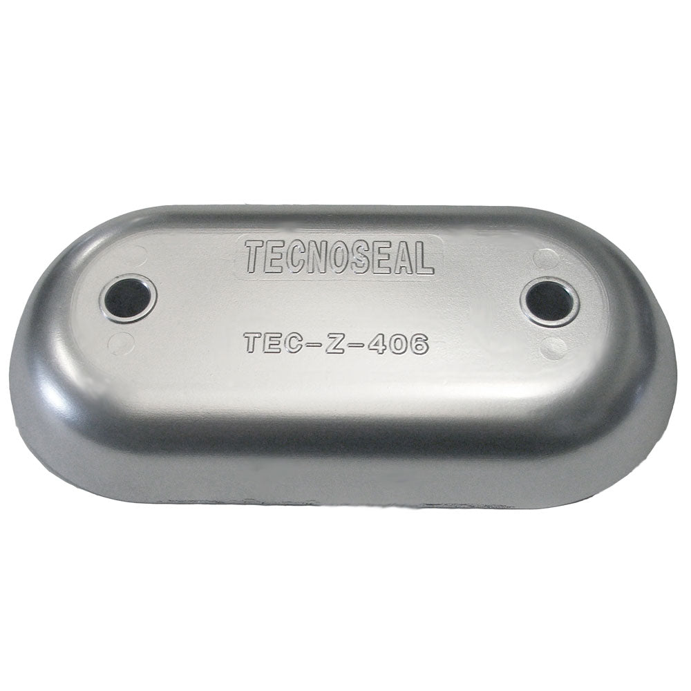 Tecnoseal Z406 Hull Plate Anode - Zinc [TEC-Z-406] - Boat Outfitting, Boat Outfitting | Anodes, Brand_Tecnoseal - Tecnoseal - Anodes