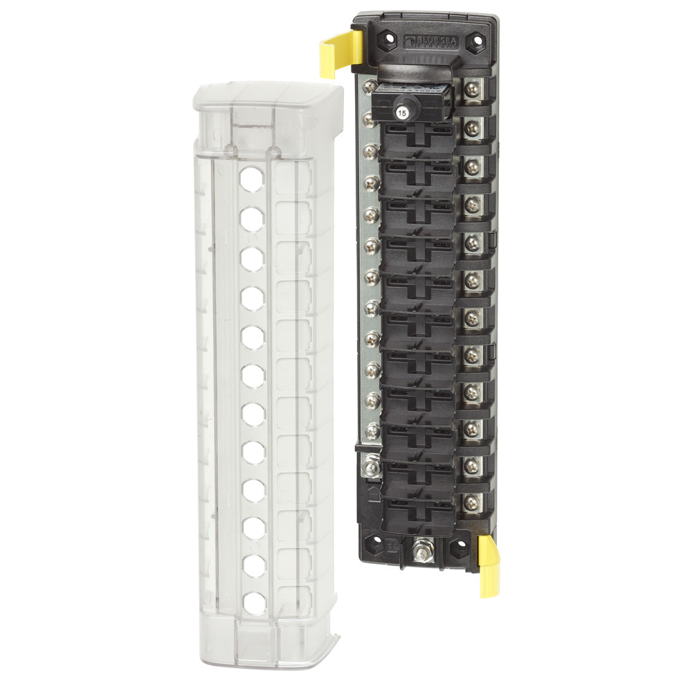 Blue Sea 5054 ST CLB Circuit Breaker Block - 12 Position w/Negative Bus [5054] - Premium Circuit Breakers from Blue Sea Systems - Just $93.99! 