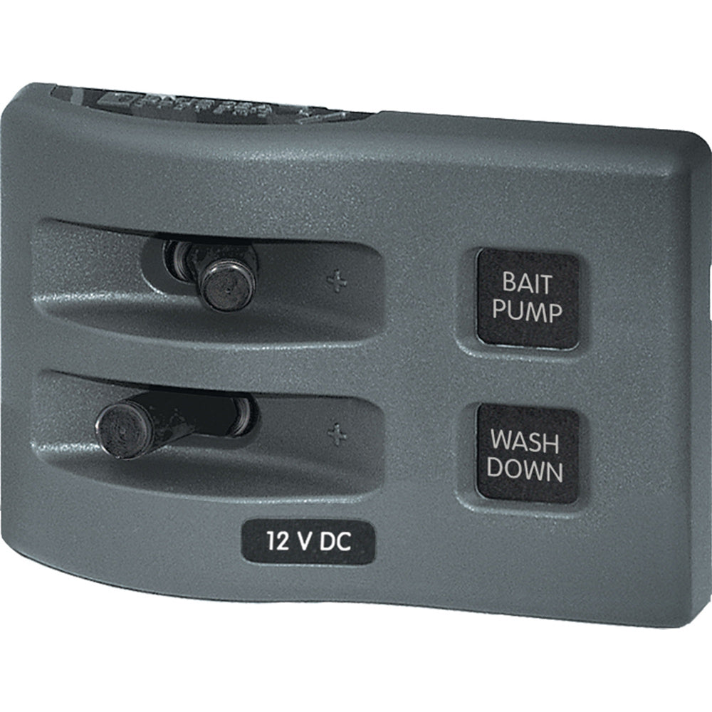 Blue Sea 4303 WeatherDeck 12V DC Waterproof Switch Panel - 2 Position [4303] - Premium Electrical Panels from Blue Sea Systems - Just $33.99! 