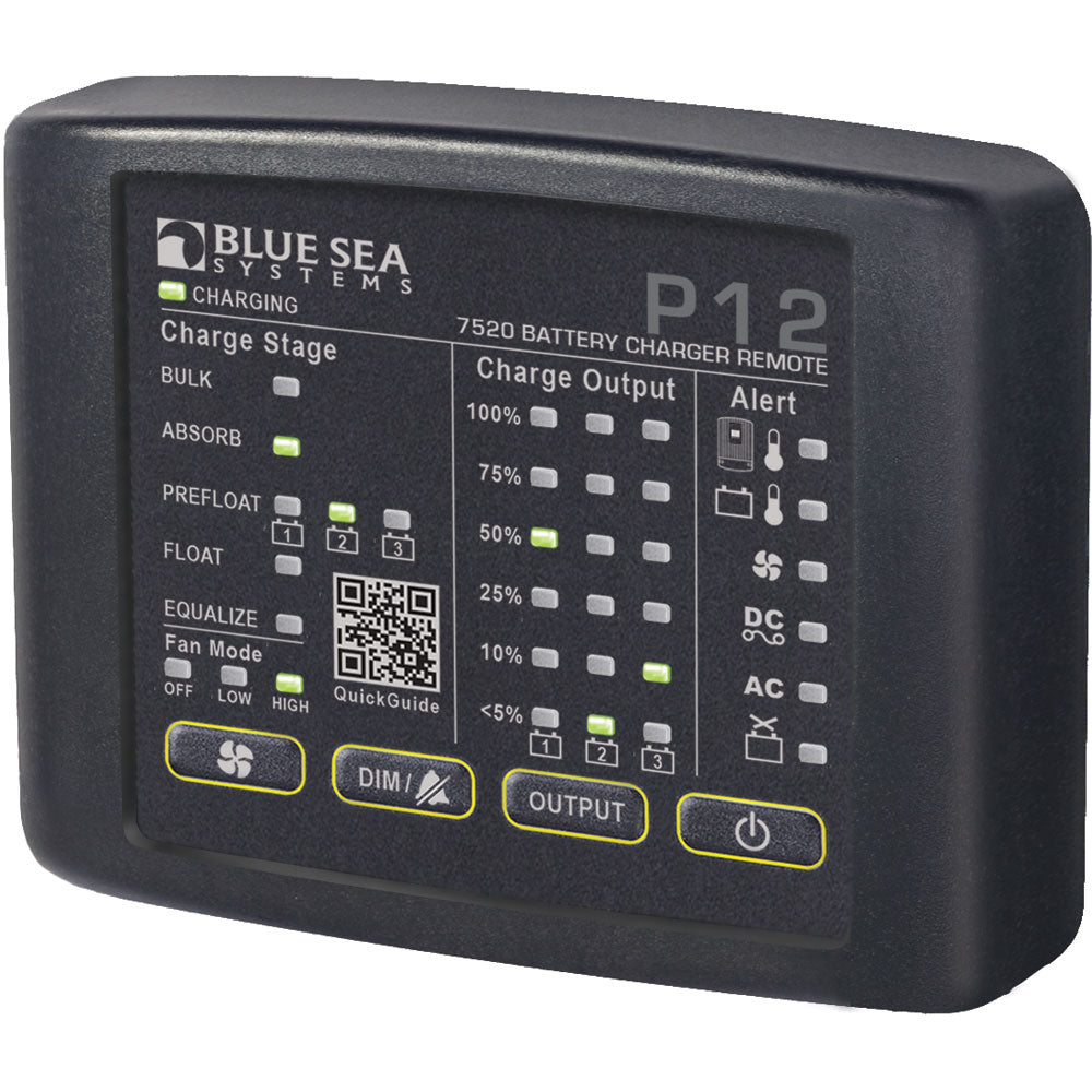 Blue Sea 7520 P12 LED Remote f/Battery Chargers [7520] - Premium Battery Chargers from Blue Sea Systems - Just $116.99! 