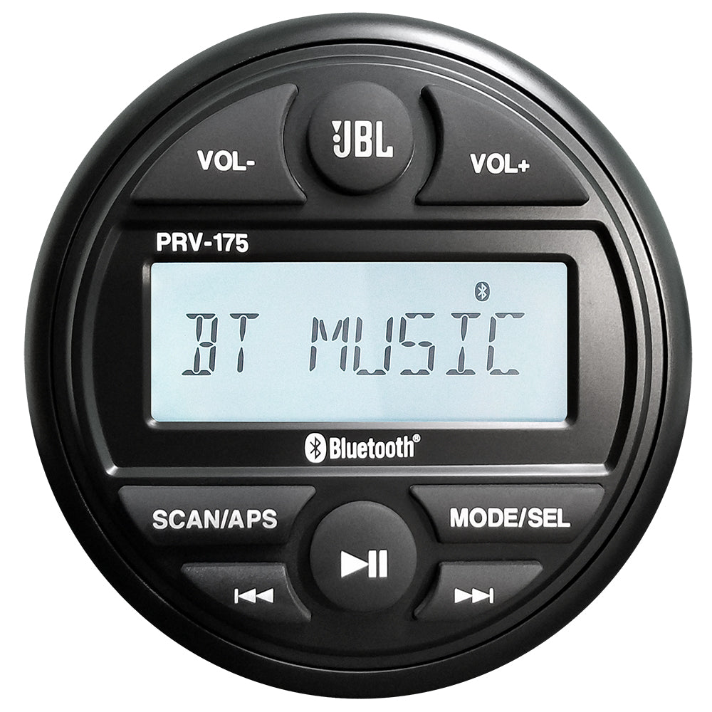JBL PRV 175 AM/FM/USB/Bluetooth Gauge Style Stereo [JBLPRV175] - Brand_JBL, Entertainment, Entertainment | Stereos, MAP - JBL - Stereos