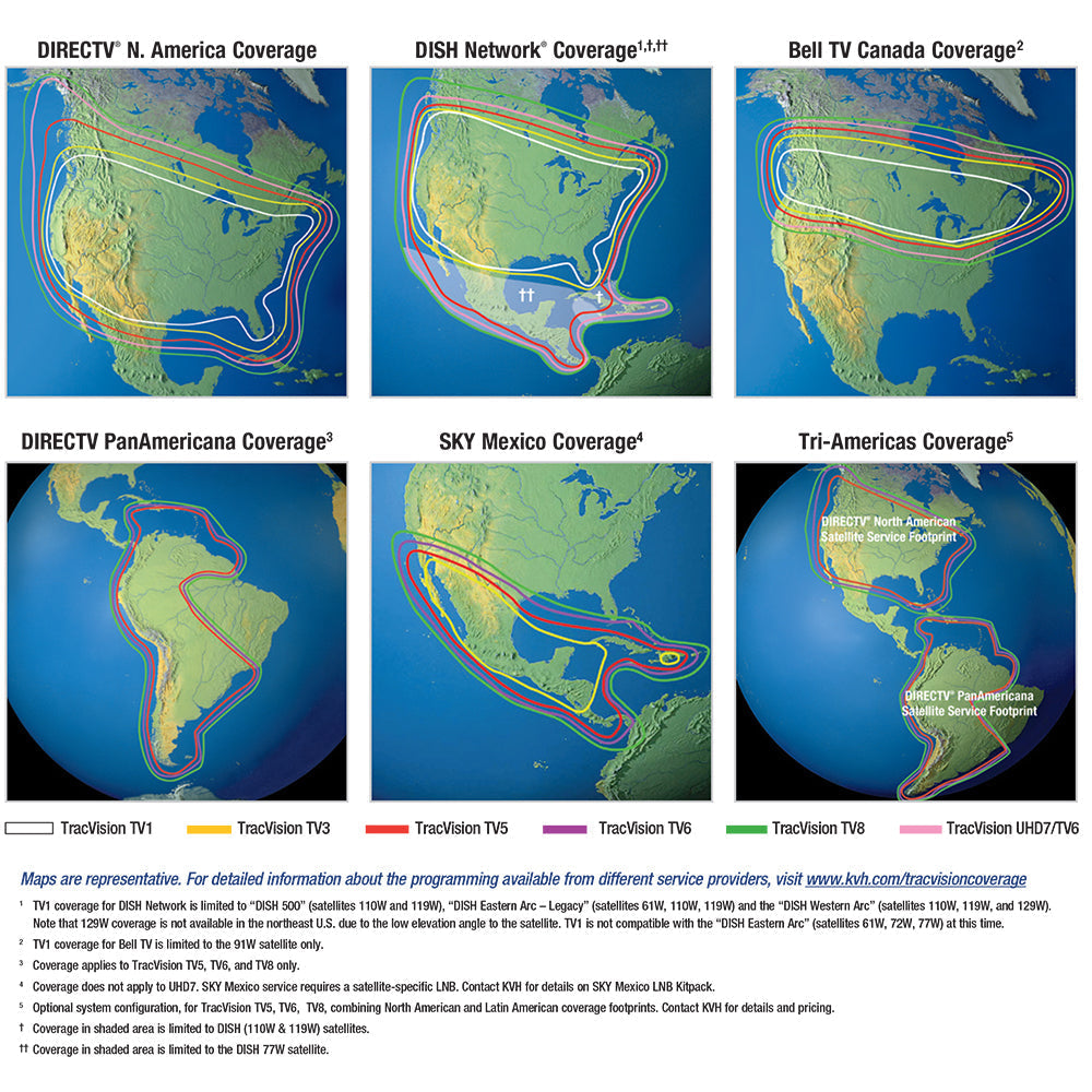 KVH TracVision TV5 - Circular LNB f/North America [01-0364-07] - Brand_KVH, Entertainment, Entertainment | Satellite TV Antennas, Oversized - KVH - Satellite TV Antennas