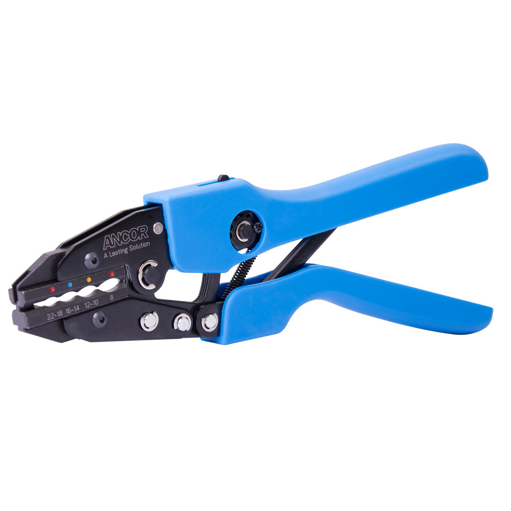 Ancor Single Crimp Ratchet Tool f/22-8 AWG Heatshrink, Vinyl & Nylon Insulated Terminals & Connectors [703010] - Premium Tools from Ancor - Just $61.99! 