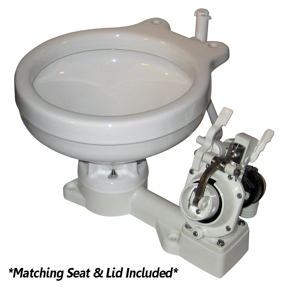 Raritan Fresh Head - Fresh Water Flush - Manual - Marine Size - Right Hand Operation [25M00] - Premium Marine Sanitation from Raritan - Just $482.99! 