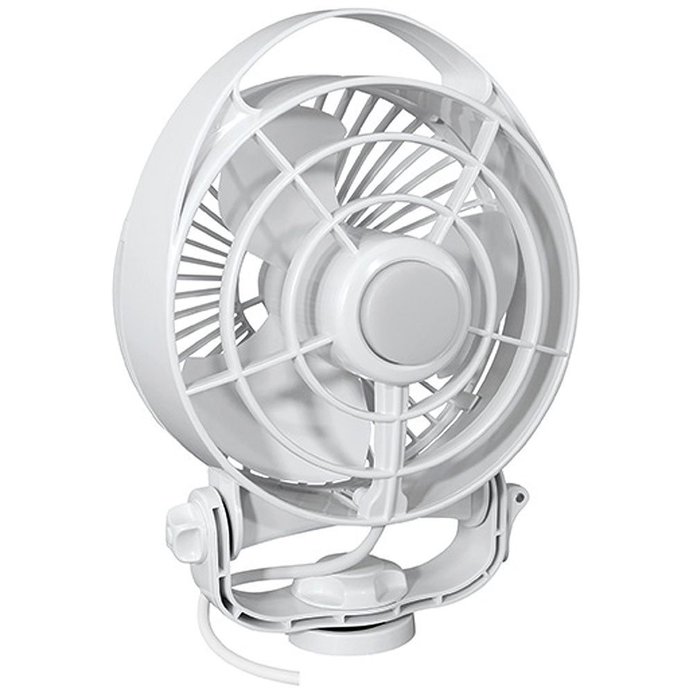 SEEKR by Caframo Maestro 12V 3-Speed 6" Marine Fan w/LED Light - White [7482CAWBX] - Premium Fans from SEEKR by Caframo - Just $104! 