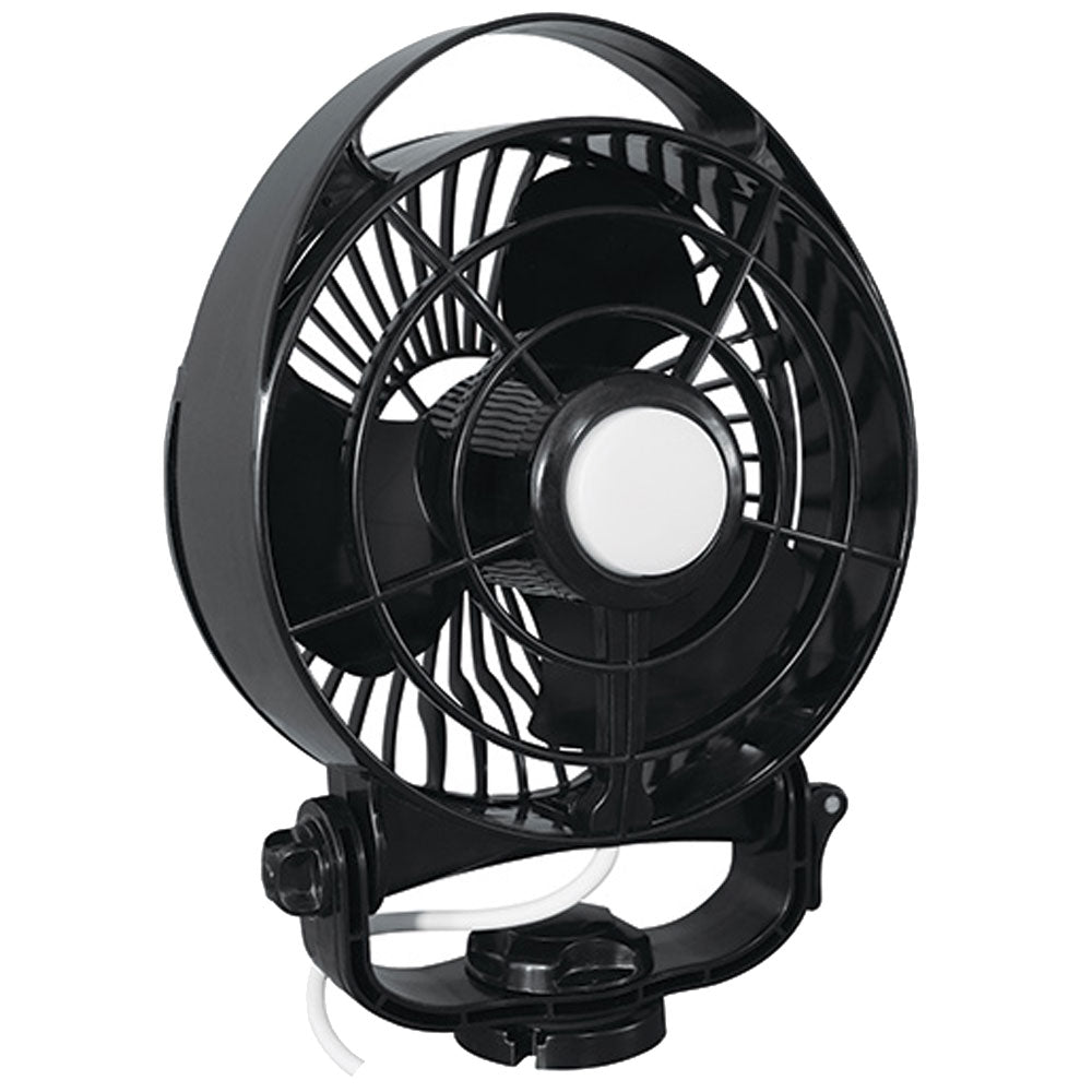 SEEKR by Caframo Maestro 12V 3-Speed 6" Marine Fan w/LED Light - Black [7482CABBX] - Automotive/RV, Automotive/RV | Accessories, Boat Outfitting, Boat Outfitting | Deck / Galley, Brand_SEEKR by Caframo, Camping, Camping | Accessories, MAP, Marine Plumbing & Ventilation, Marine Plumbing & Ventilation | Fans - SEEKR by Caframo - Fans