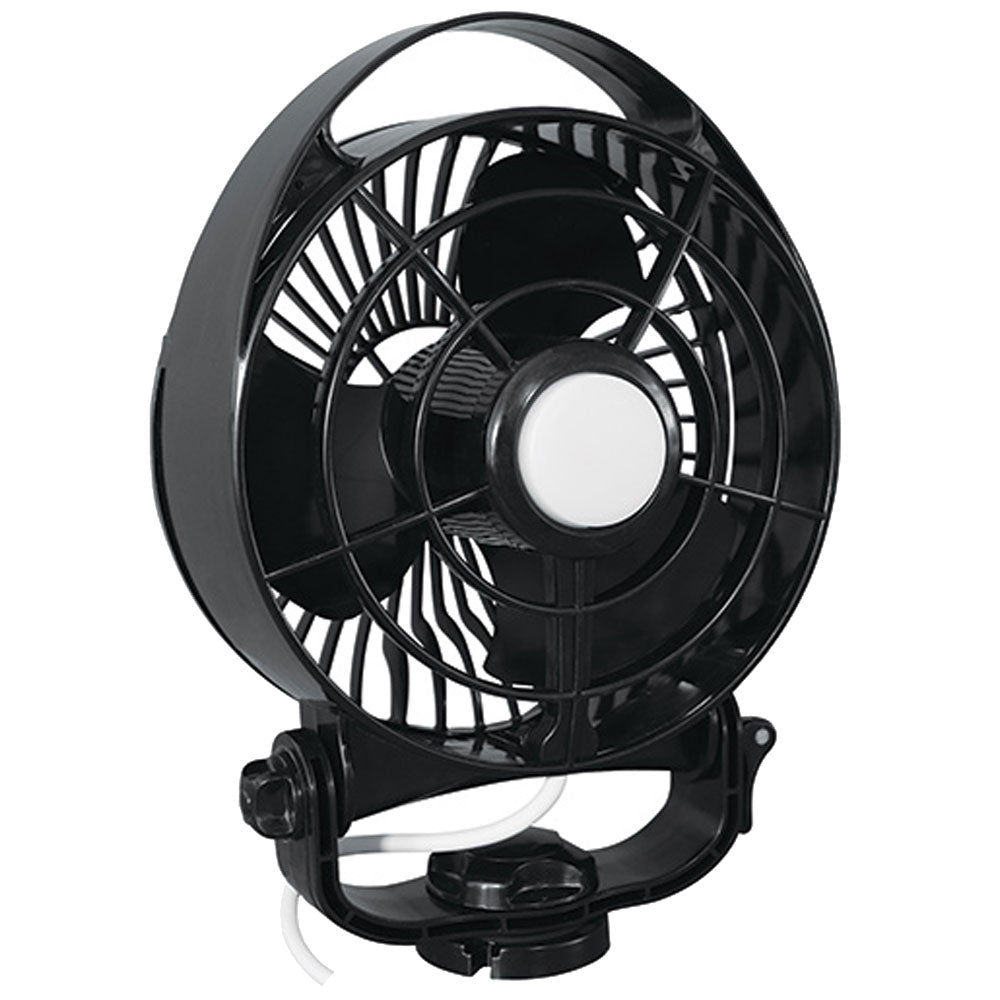 SEEKR by Caframo Maestro 12V 3-Speed 6" Marine Fan w/LED Light - Black [7482CABBX] - Premium Fans from SEEKR by Caframo - Just $104! 