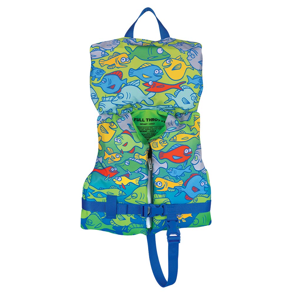 Full Throttle Character Vest - Infant/Child Less Than 50lbs - Fish [104200-500-000-15] - Premium Personal Flotation Devices from Full Throttle - Just $23.99! 