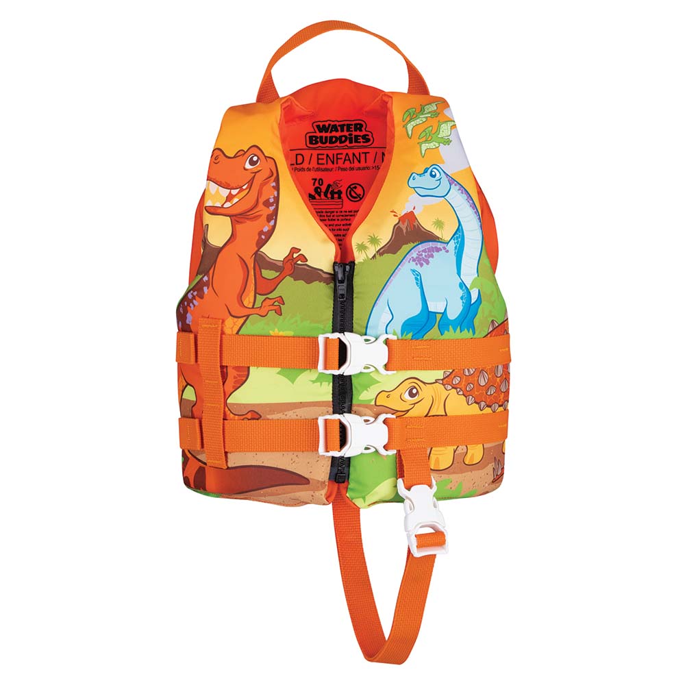 Full Throttle Water Buddies Life Vest - Child 30-50lbs - Dinosaurs [104300-200-001-15] - Premium Personal Flotation Devices from Full Throttle - Just $29.99! 