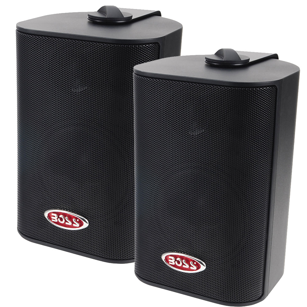 Boss Audio 4" MR4.3B Box Speakers - Black - 200W [MR4.3B] - Brand_Boss Audio, Entertainment, Entertainment | Speakers - Boss Audio - Speakers