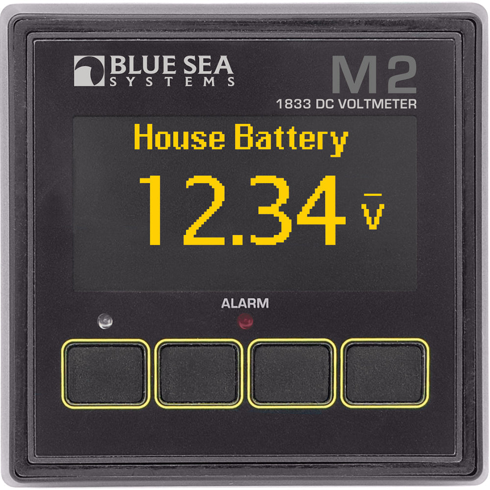 Blue Sea 1833 M2 DC Voltmeter [1833] - Premium Meters & Monitoring from Blue Sea Systems - Just $267.99! 