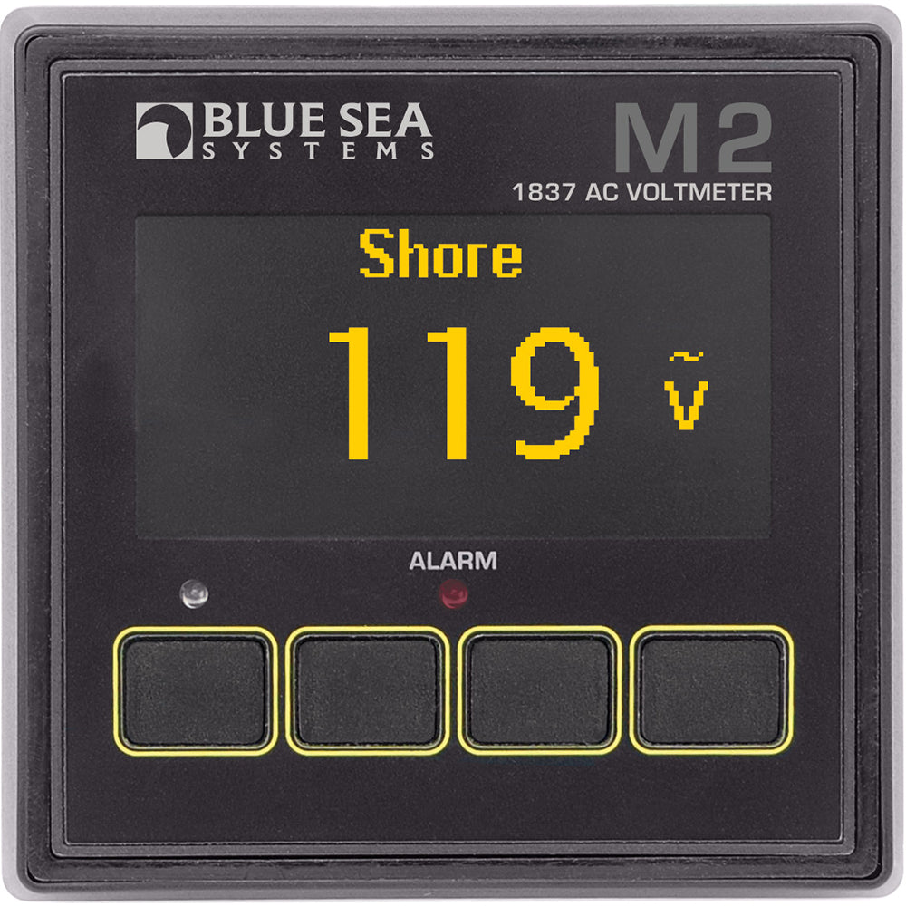 Blue Sea 1837 M2 AC Voltmeter [1837] - Premium Meters & Monitoring from Blue Sea Systems - Just $298.99! 