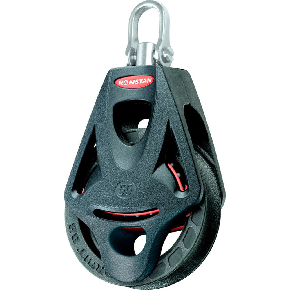 Ronstan Series 55 Ball Bearing Orbit Block - Single - Becket - Swivel Head [RF55110] - 1st Class Eligible, Brand_Ronstan, MAP, Sailing, Sailing | Blocks - Ronstan - Blocks