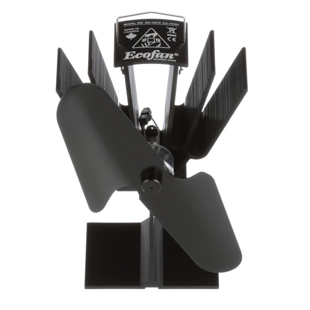 Ecofan Original Heat Powered Stove Fan - Black Blade [800CAXBX] - Premium Accessories from Ecofan - Just $79.99! 