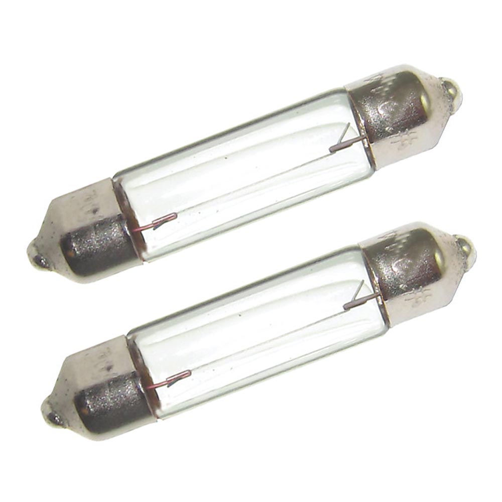 Perko Double Ended Festoon Bulbs - 12V, 10W, .74A - Pair [0070DP0CLR] - Premium Bulbs from Perko - Just $11.99! 