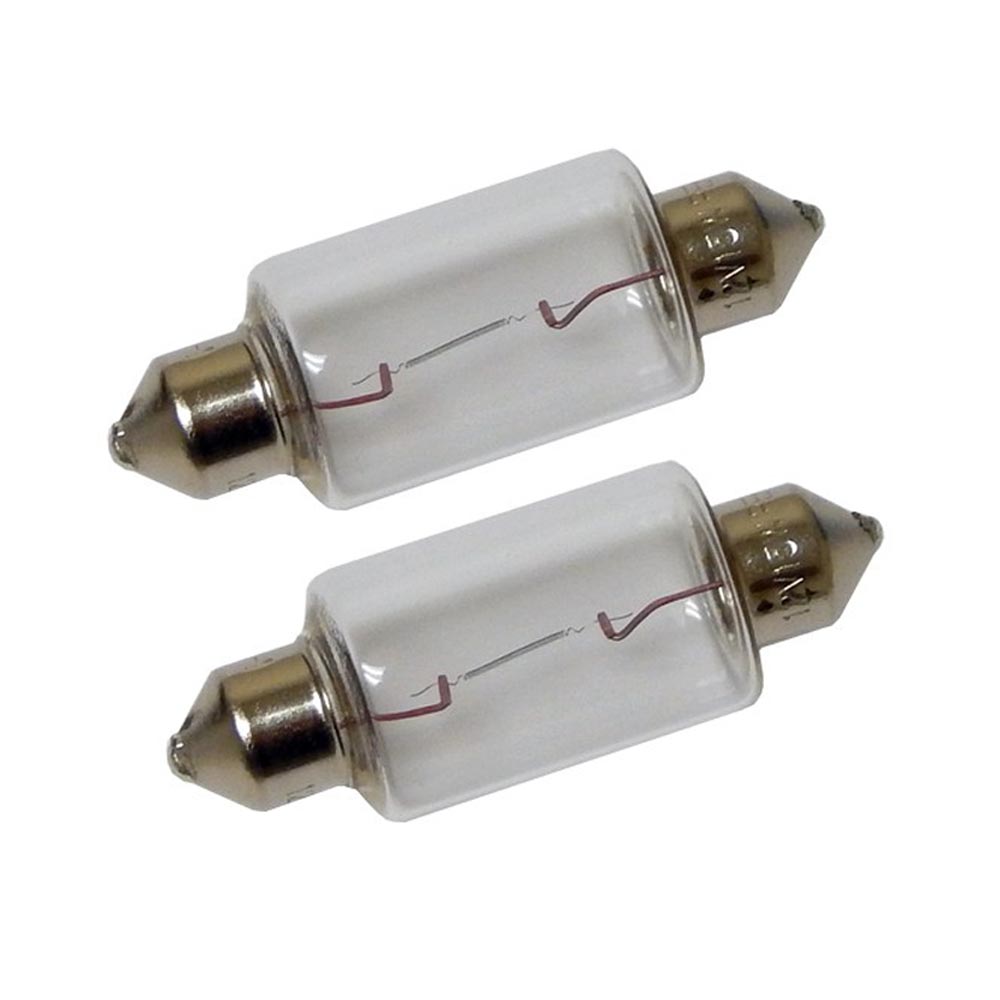 Perko Double Ended Festoon Bulbs - 12V, 15W, .97A - Pair [0070DP1CLR] - 1st Class Eligible, Brand_Perko, Lighting, Lighting | Bulbs - Perko - Bulbs