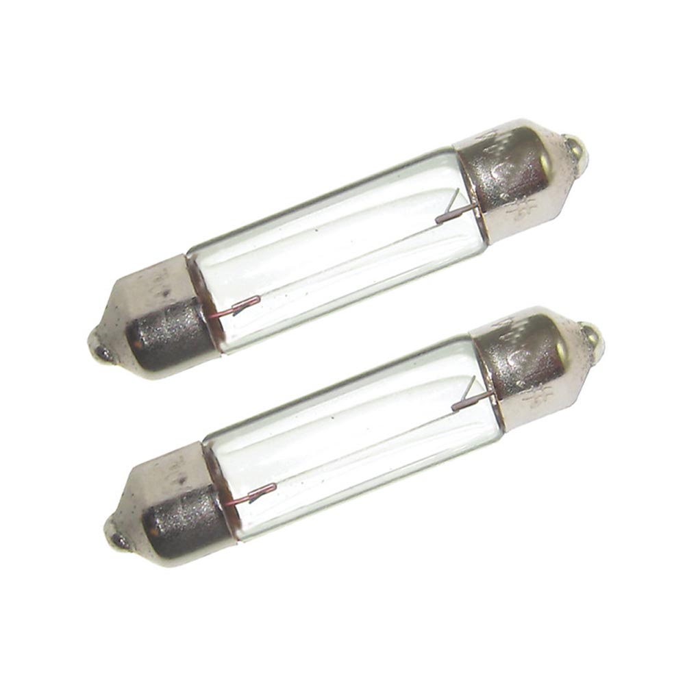 Perko Double Ended Festoon Bulbs - 12V, 10W, .80A - Pair [0071DP0CLR] - Premium Bulbs from Perko - Just $11.99! 