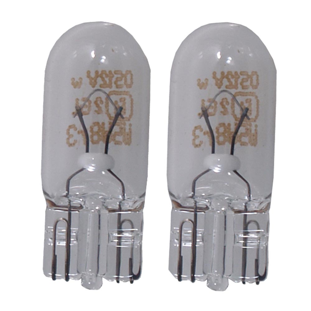 Perko Wedge Base Bulb - 12V, 5W, .35A - Pair [0338DP1CLR] - Premium Bulbs from Perko - Just $8.99! 