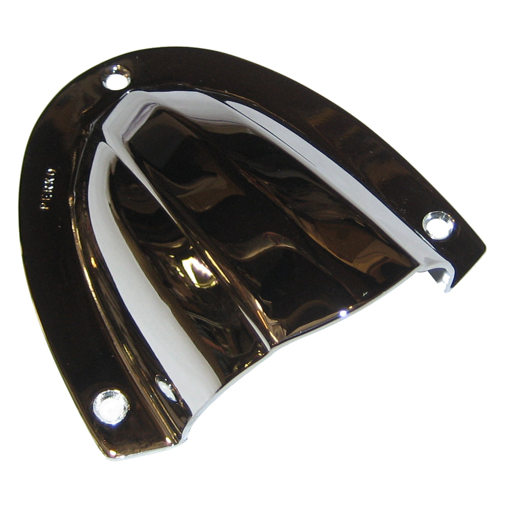 Perko Clam Shell Ventilator - Chrome Plated Brass - 4" x 3-3/4" [0339DP0CHR] - Premium Vents from Perko - Just $40.99! 