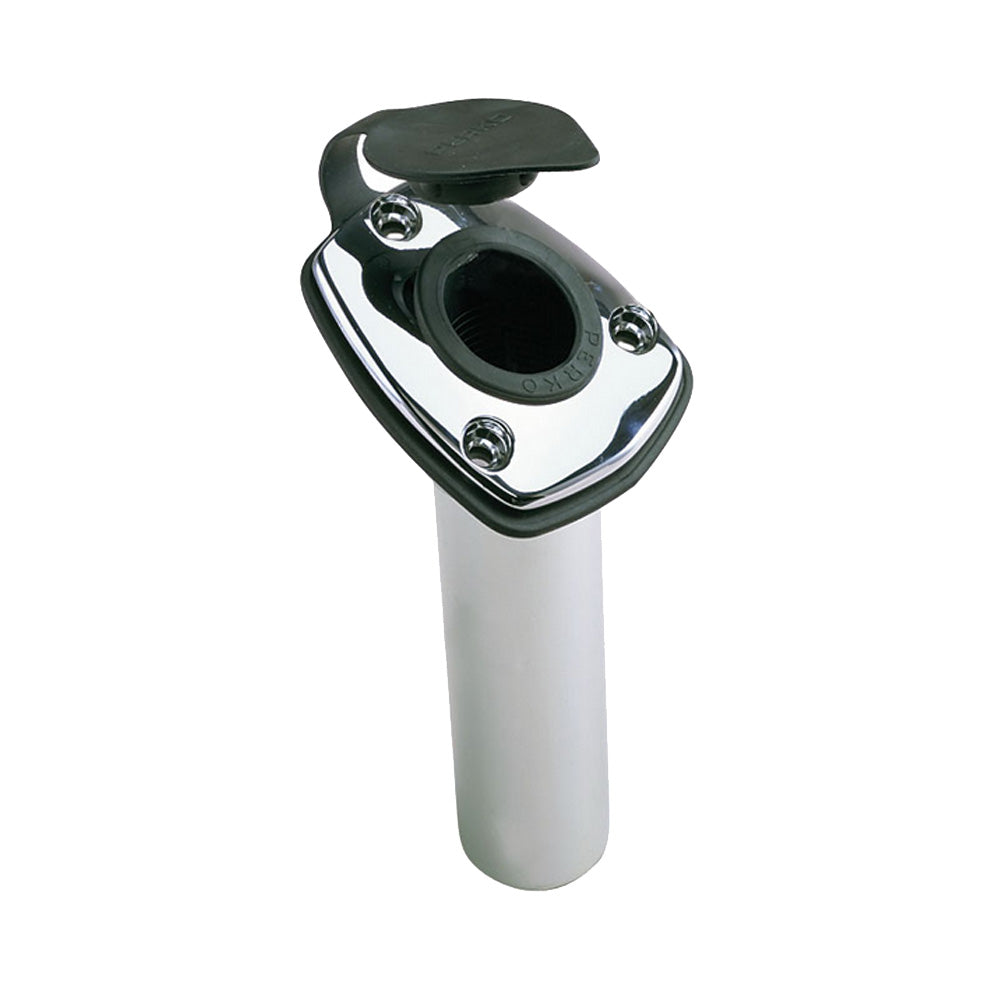 Perko Fishing Rod Holder - 65 Angled Flush Mount - Chrome Plated Zinc [1205DP0CHR] - Premium Rod Holders from Perko - Just $64.99! 