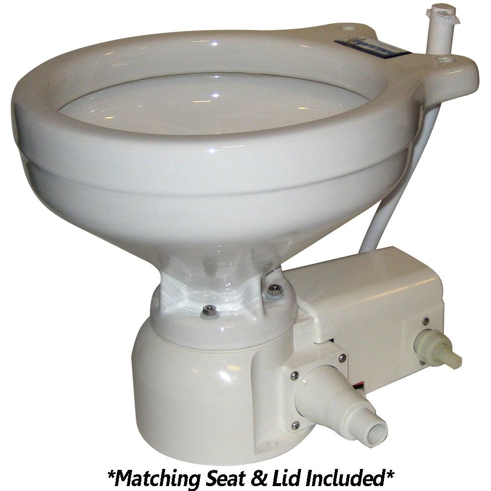 Raritan Sea Era Toilet - Marine Size - Freshwater Solenoid - Straight  90 Discharge - Smart Toilet Control - 12v [162MF012] - Premium Marine Sanitation from Raritan - Just $988.99! 