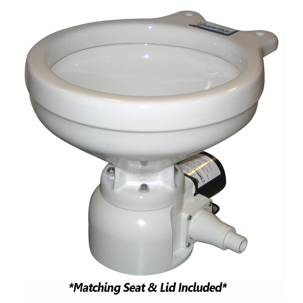 Raritan Sea Era Toilet - Marine Size - Remote Intake Pump - Straight  90 Discharge - Smart Toilet Control - 12v [162MR012] - Premium Marine Sanitation from Raritan - Just $1136.99! 