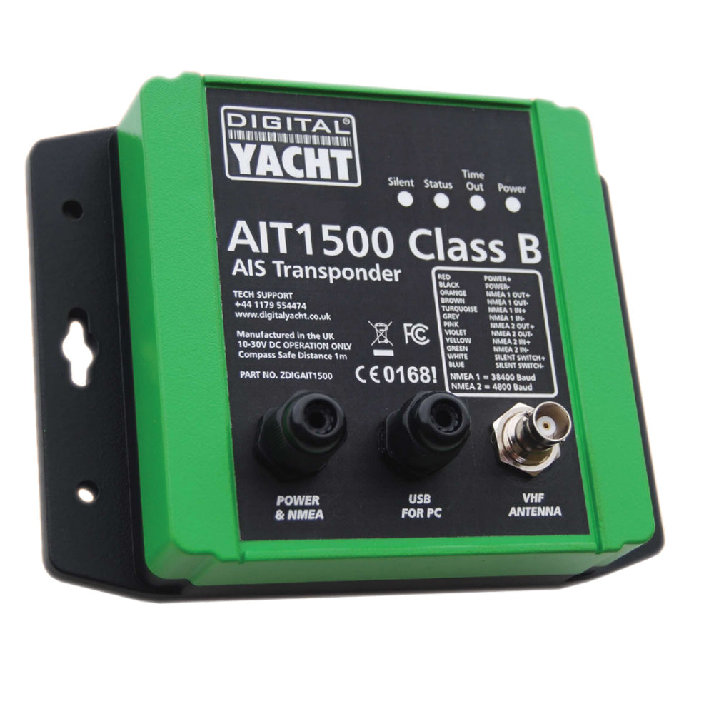 Digital Yacht AIT1500 Class B AIS Transponder w/Built-In GPS [ZDIGAIT1500] - Brand_Digital Yacht, Marine Navigation & Instruments, Marine Navigation & Instruments | AIS Systems - Digital Yacht - AIS Systems