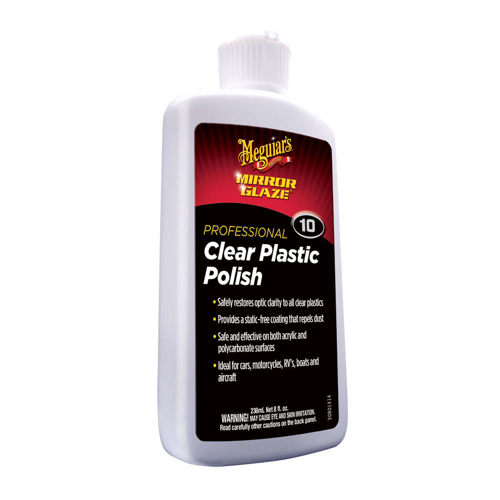 Meguiar's #10 Clear Plastic Polish - 8oz [M1008] - 1st Class Eligible, Boat Outfitting, Boat Outfitting | Cleaning, Brand_Meguiar's - Meguiar's - Cleaning