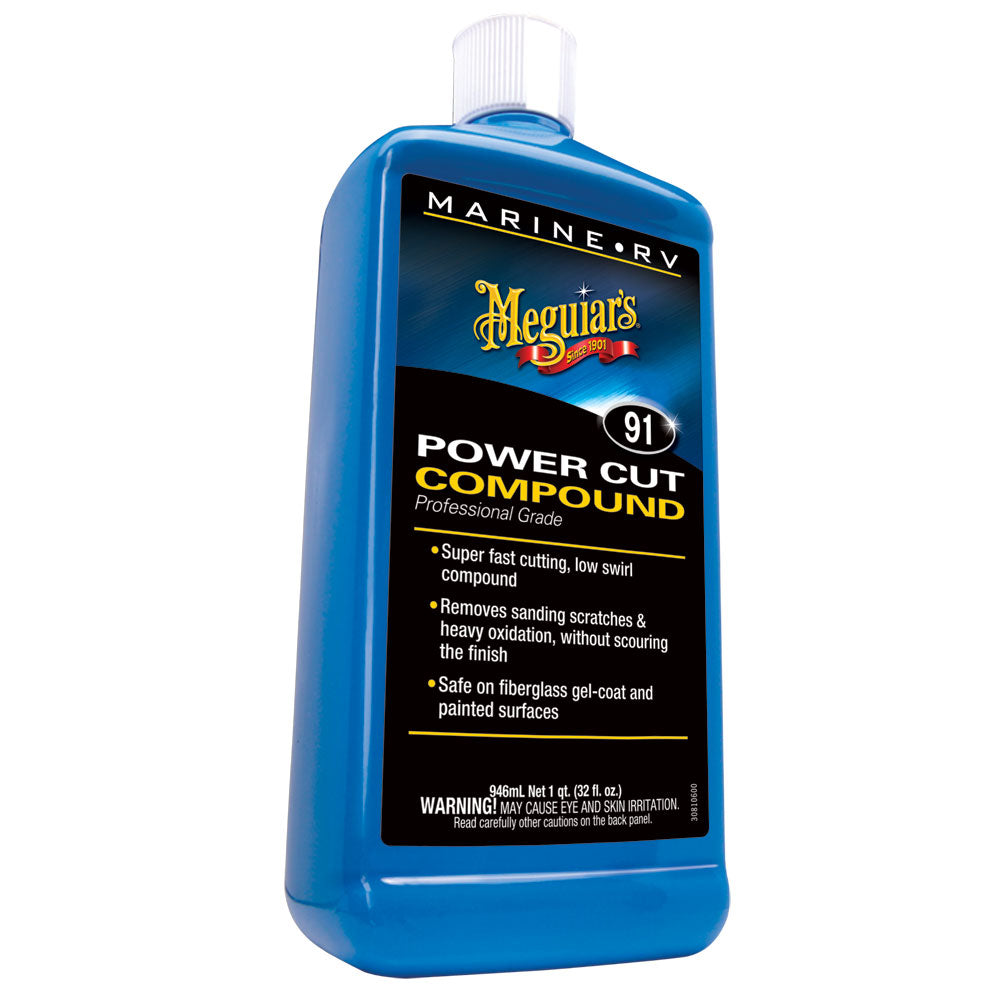 Meguiar's #91 Marine/RV Pro Grade Power Cut Compound - 32oz [M9132] - Boat Outfitting, Boat Outfitting | Cleaning, Brand_Meguiar's - Meguiar's - Cleaning