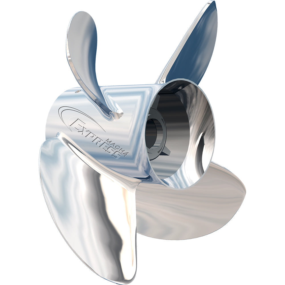 Turning Point Express Mach4 - Right Hand - Stainless Steel Propeller - EX-1417-4 - 4-Blade - 14.5" x 17 Pitch [31501731] - Premium Propeller from Turning Point Propellers - Just $378.99! 