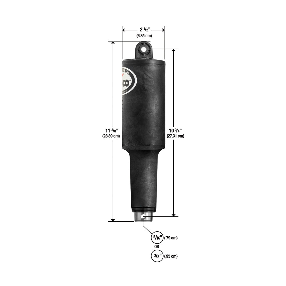 Lenco 101XD Extreme Duty Actuator - 12V - 2-1/4" Stroke w/Hardware [15056-002] - Boat Outfitting, Boat Outfitting | Trim Tab Accessories, Brand_Lenco Marine - Lenco Marine - Trim Tab Accessories