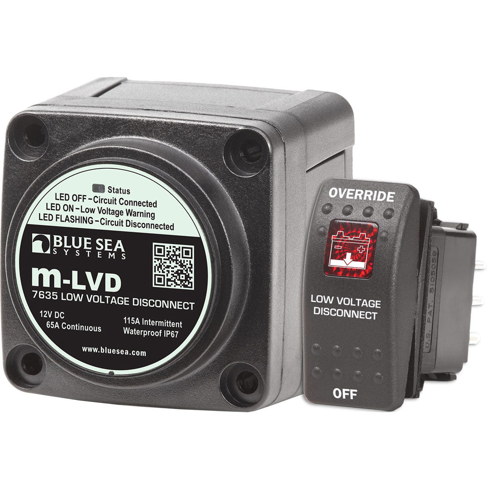 Blue Sea 7635 m-LVD Low Voltage Disconnect [7635] - Premium Battery Management from Blue Sea Systems - Just $81.99! 