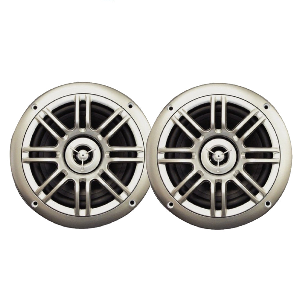 Milennia 6.5" SPK652S Speakers - 150W - Silver [MILSPK652S] - Premium Speakers from Milennia - Just $44.99! 