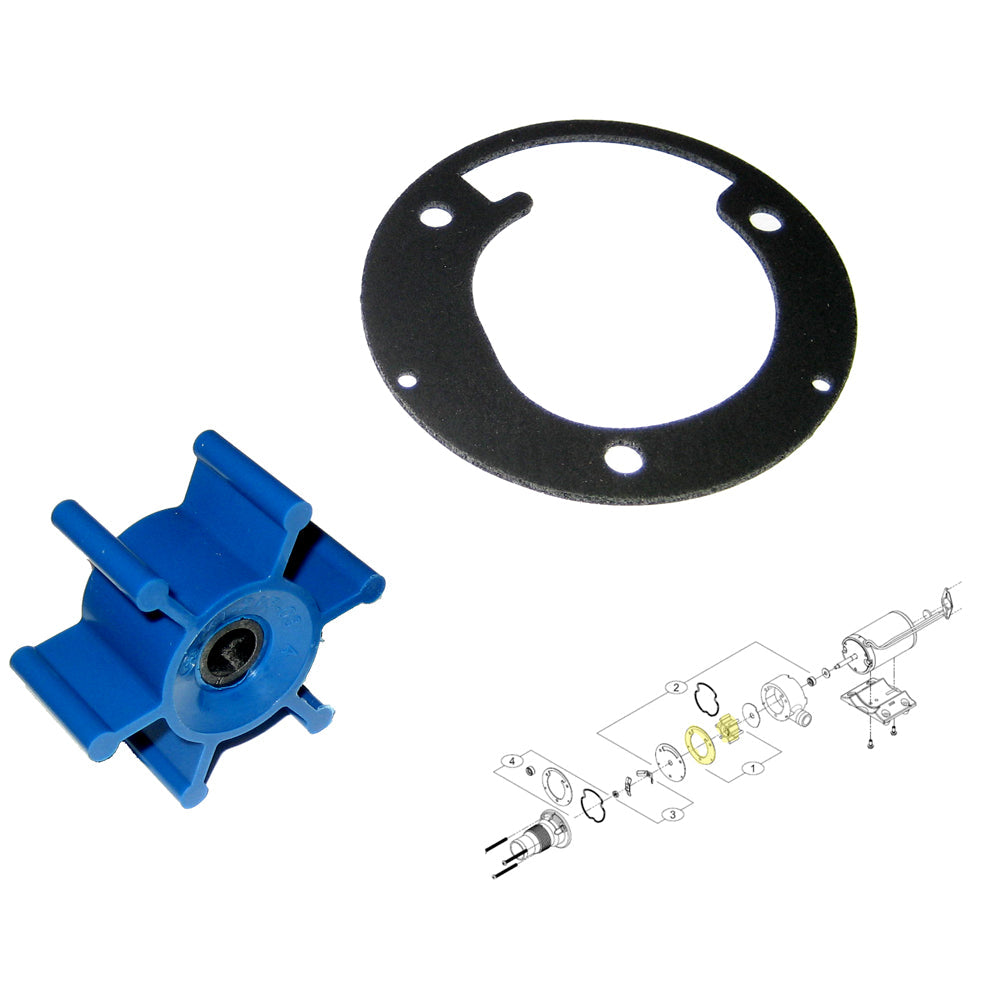 Shurflo by Pentair Macerator Impeller Kit f/3200 Series - Includes Gasket [94-571-00] - Premium Impellers from Shurflo by Pentair - Just $49.99! 