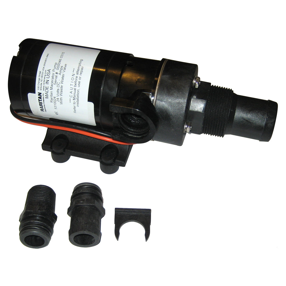 Raritan Macerator Pump - 24v w/Barb Adapter [5310024] - Premium Marine Sanitation from Raritan - Just $268.99! 