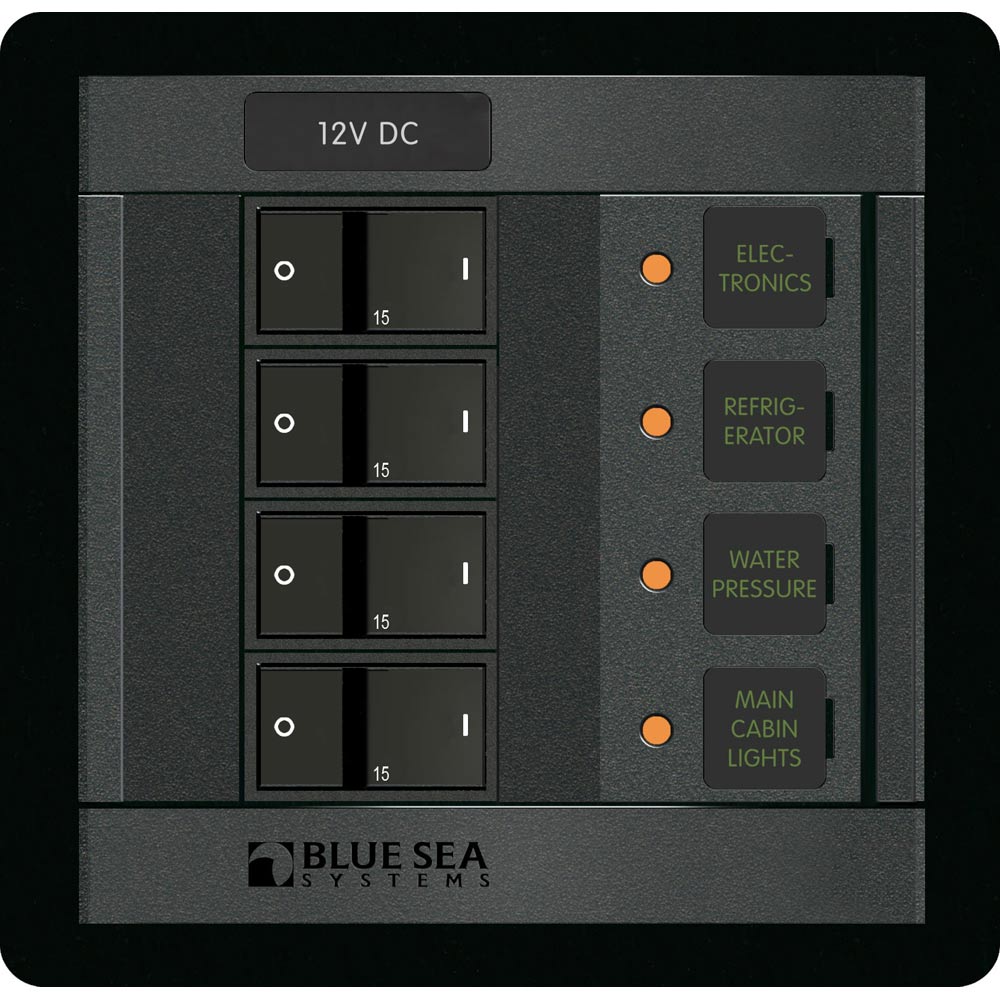 Blue Sea 1216 12V DC 4 Position [1216] - Premium Electrical Panels from Blue Sea Systems - Just $205.99! 