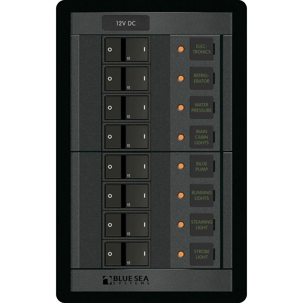 Blue Sea 1200 12V DC 8 Position - Vertical [1200] - Premium Electrical Panels from Blue Sea Systems - Just $339.99! 