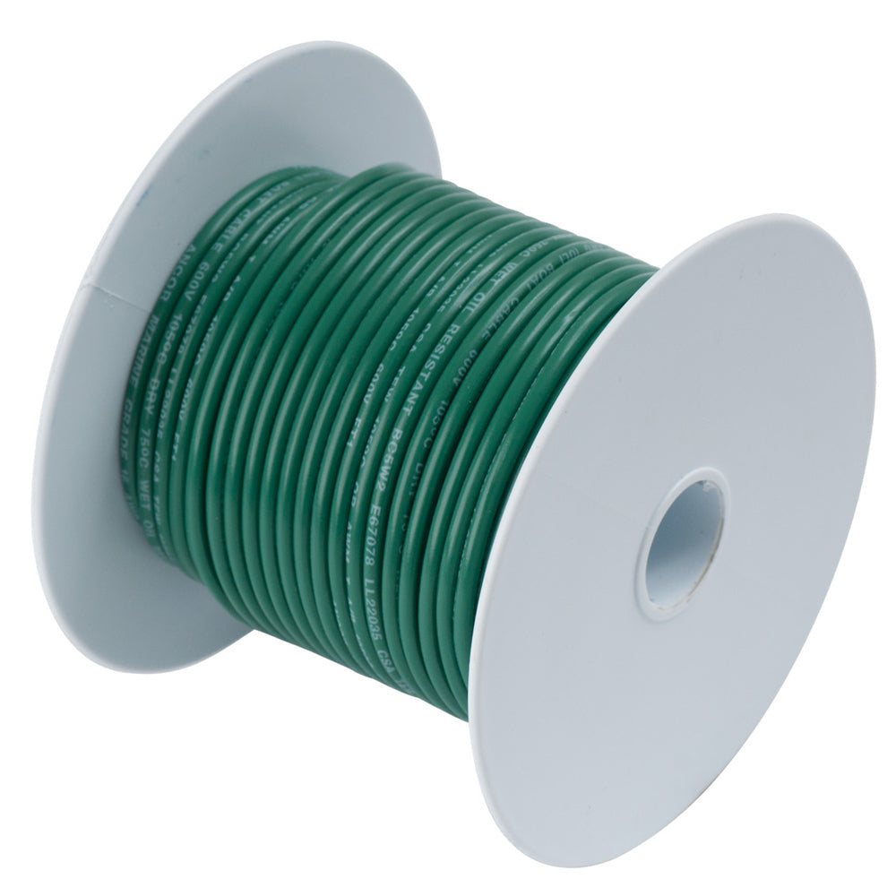 Ancor Green 14AWG Tinned Copper Wire - 100' [104310] - Premium Wire from Ancor - Just $21.99! 