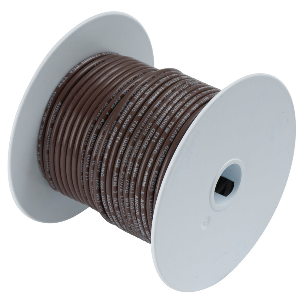 Ancor Brown 14AWG Tinned Copper Wire - 100' [104210] - Premium Wire from Ancor - Just $21.99! 